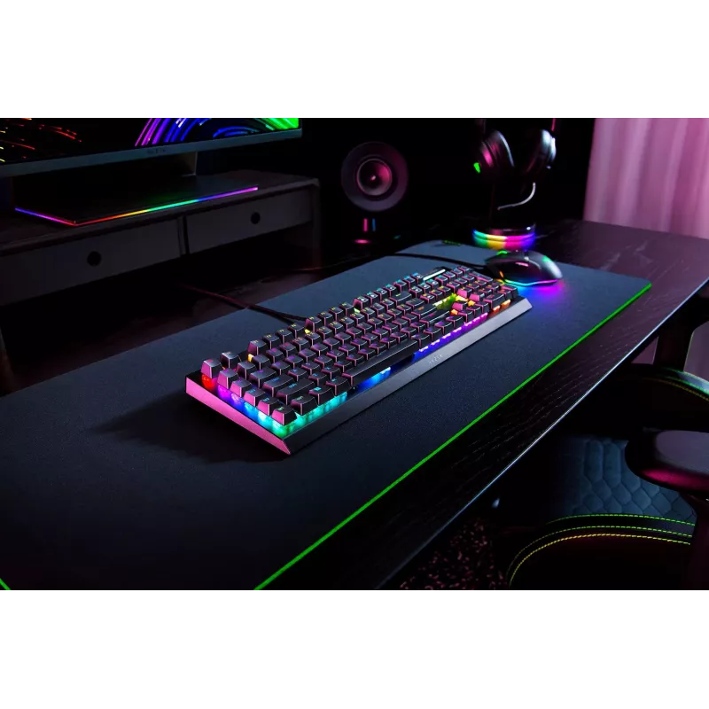Razer BlackWidow V4 X Tastatur Gaming USB QWERTY US Englisch Grün