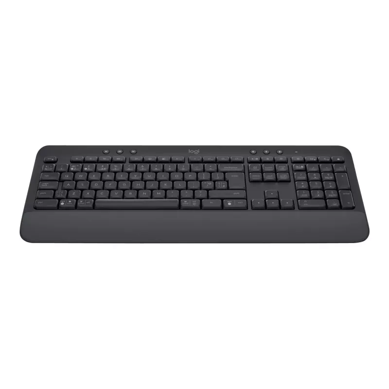 Logitech Signature K650 - Tastatur - Kabellos - Bluetooth 5.1 - QWERTZ - Schwedisch - Graphit
