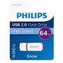 Philips FM64FD70B USB-Stick 64 GB USB Typ-A 2.0 Lila, Weiß