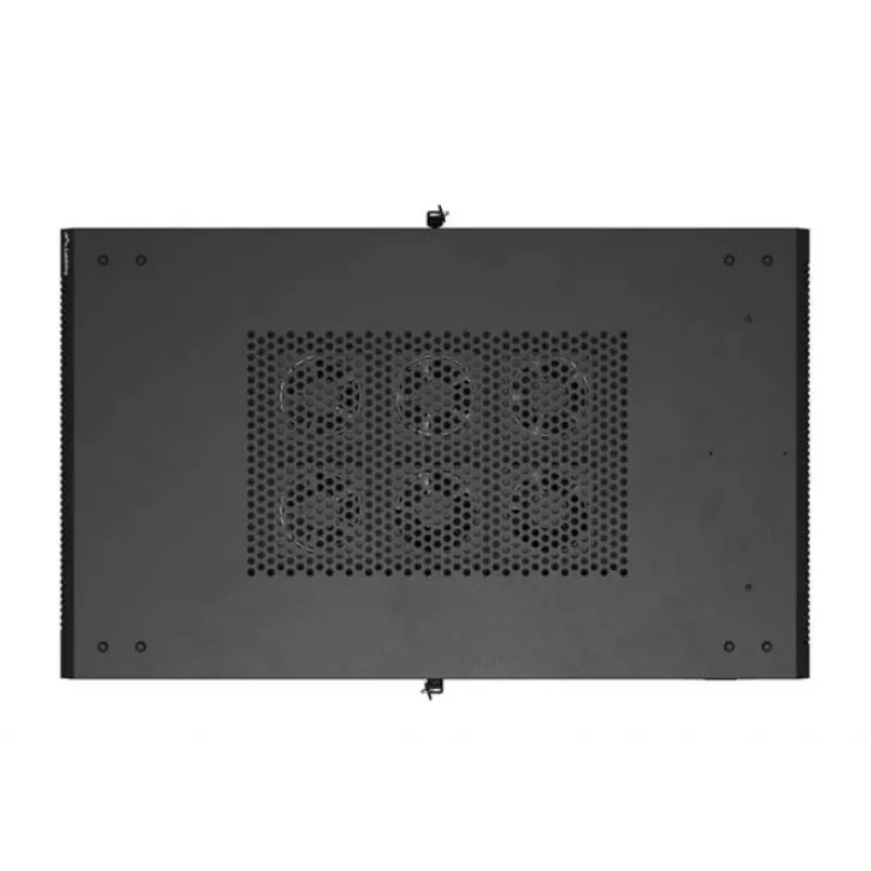 19-Zoll-Rack-Schrank LANBERG FF01-6022-23B, 22U, 600×1000 mm, schwarz, perforierte Türen