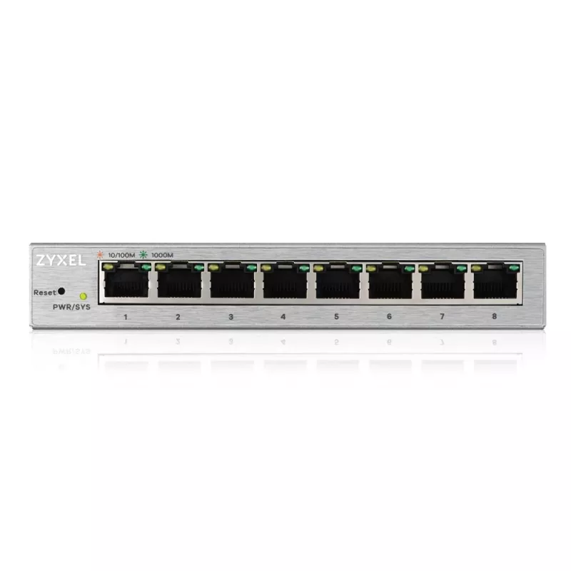Zyxel GS1200-8 Managed Gigabit Ethernet (10/100/1000) Silber
