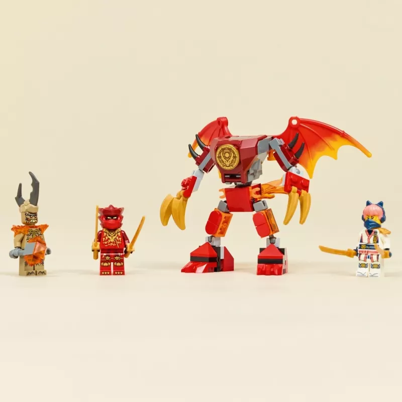LEGO NINJAGO 71851 Kais Drachen-Mech-Battle-Pack
