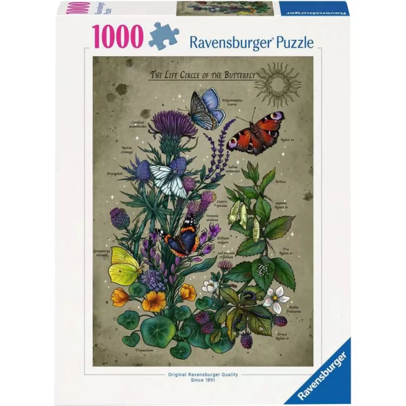 Ravensburger Puzzle Circle of Life Butterfly 1000 Teile