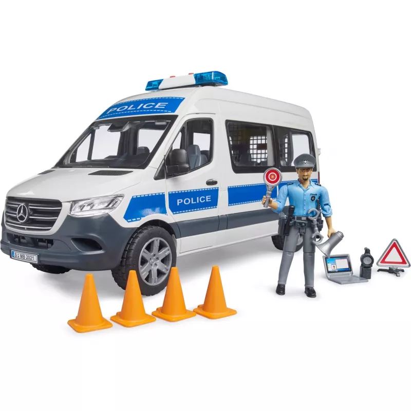 Mercedes-Benz Polizei Sprinter Set mit Figur und Licht-/Soundmodul
