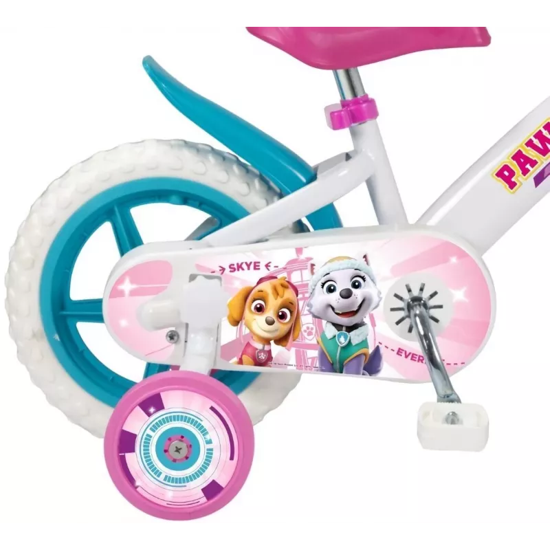 TOIMSA Kinderfahrrad 12 Zoll Paw Patrol Weiß 1281 Mädchen