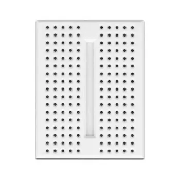 Breadboard DELOCK 18316 — lötfreies Prototyping-Board, Kunststoff, 36×46×10 mm, weiß