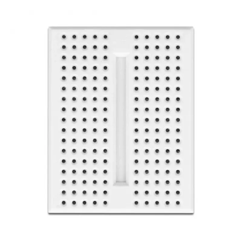 Breadboard DELOCK 18316 — lötfreies Prototyping-Board, Kunststoff, 36×46×10 mm, weiß