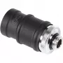 Schnellverschlusskupplung Alphacool ES BLH1A Push-in Female AG Chrom Schwarz Matt