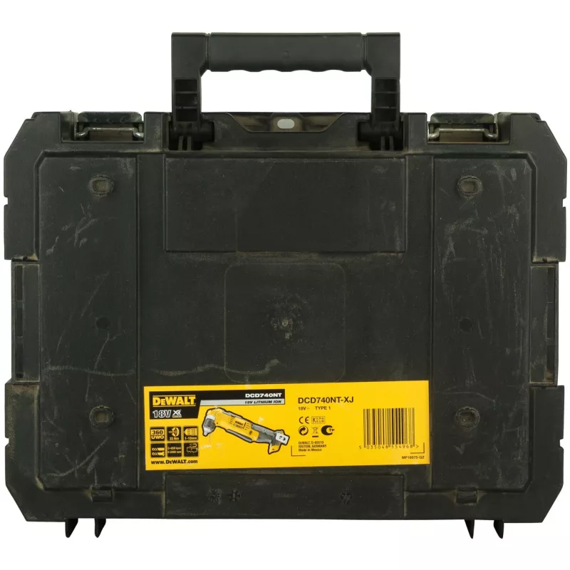 DeWALT DCD740NT-XJ Bohrmaschine 2000 U/min Schnellspannbohrfutter 1,3 kg Schwarz, Gelb