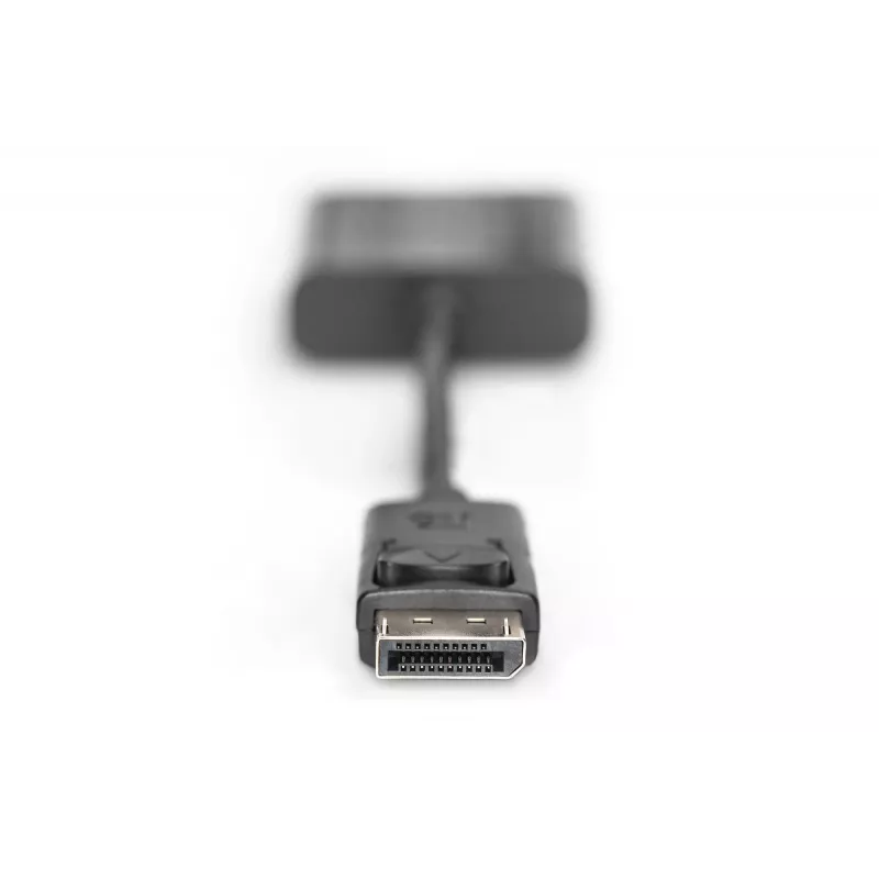 Assmann DisplayPort-Adapterkabel. DP - HD15 M/F. 0,15 m. mit Verriegelung. DP 1.1 kompatibel. UL. bl. ohne Abschirmung. 32AWG (AK-340410-001-S)