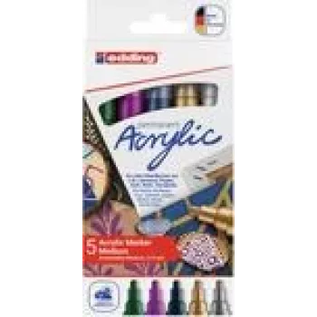 Acrylmarker Edding 5100 2,0–3,0 mm sortierte Farben