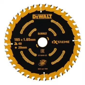Kreissägeblatt DeWALT DT10640-QZ 16,5 cm