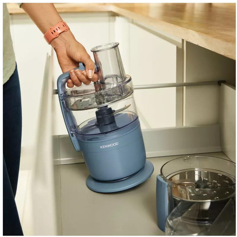 Küchenmaschine Kenwood FDP23.140GY MultiPro Go — kompakter tragbarer Zerkleinerer, grau