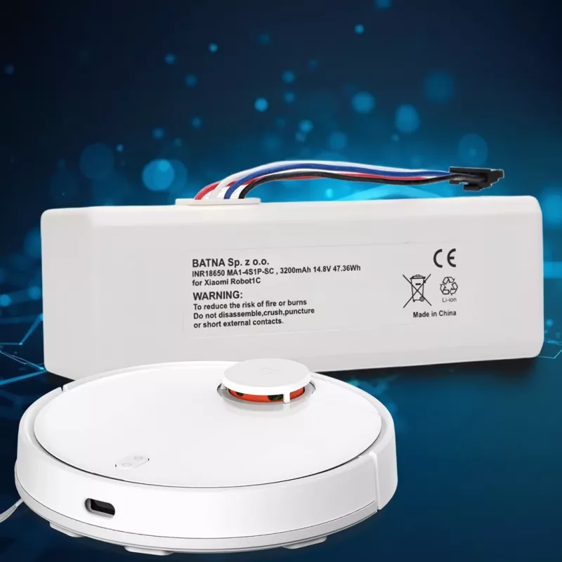 Akku für Xiaomi Roboter 1C P1904-4S1P-MM, 3200mAh, 47,36Wh, STYTJ01ZHM Mijia 1C P1904-4S1P-MM (Dreame MC1808)