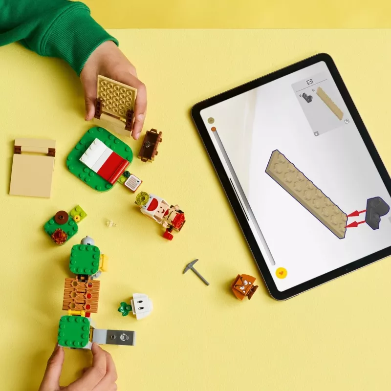 Konstruktionsspielzeug LEGO Captain Toads Camp Set 72040 mit interaktiven Super Mario-Funktionen