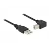 USB-Kabel DeLOCK 0,5m USB 2.0-A USB 2.0-B Schwarz