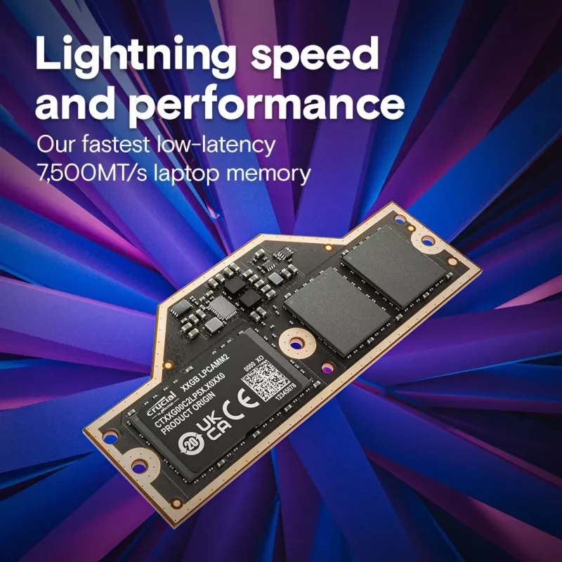 Speichermodul Crucial LPDDR5X 32GB 7500 MT/s