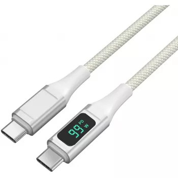 4smarts USB-C auf USB-C Kabel DigitCord 100W 1.5m. wei