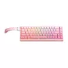 Kabelgebundene Gaming-Tastatur Onikuma G69 — pink, USB-Anschluss, Full-Size-Layout