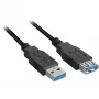 USB-Kabel Sharkoon 2m 2xUSB3.0-A