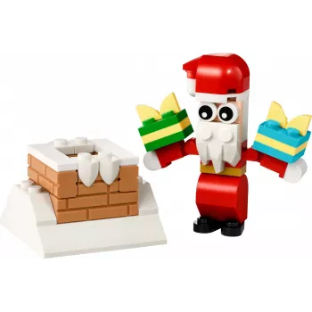 Konstruktionsspielzeug LEGO Santa's Chimney Polybag 30692 – Mini-Weihnachtsbauset