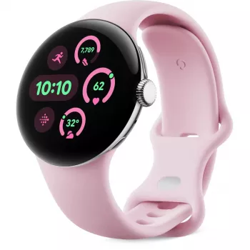 Google - Uhrenarmband für Smartwatch - Größe S - Rosenquarz - für Pixel Watch 3 (GA06101-WW)