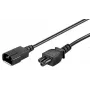 Microconnect PE080618 Stromkabel Schwarz 1,8 m C14-Kupplung C5-Kupplung