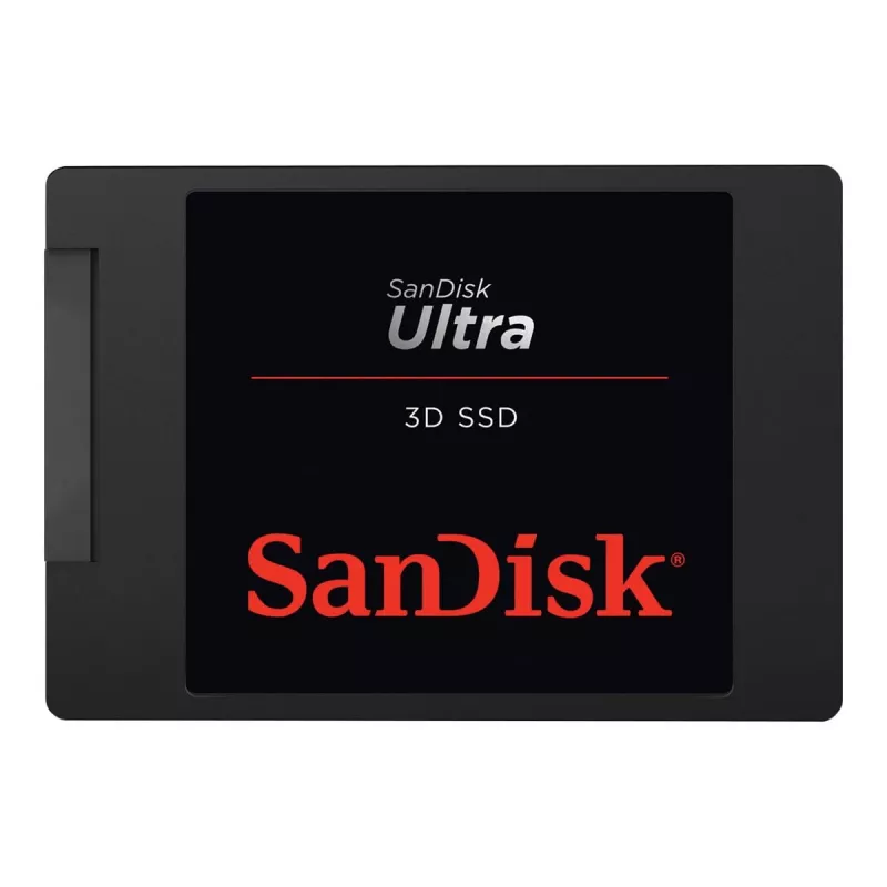 SanDisk Ultra 3D - SSD - 500 GB - intern - 2,5 (6,4 cm) - SATA 6 Gbit/s (SDSSDH3-500G-G26)