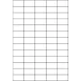 Stanzetikett HERMA 10778 3,81 cm x 2,12 cm 65 Etiketten pro Blatt