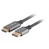 Lanberg CA-DPHD-20CU-0018-BK Videokabel-Adapter 1,8 m DisplayPort HDMI Typ A (Standard) Schwarz, Silber