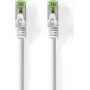 Nedis CAT7-Netzwerkkabel - S/FTP | RJ45-Stecker | RJ45-Stecker | 1,00 m | Rastnasenschutz | Rund | LSZH | Weiß | Label