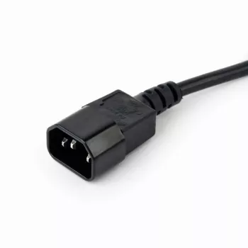 Gembird EG-PSU3-01 Stromverlängerung 0,6 m 3 AC-Ausgänge Innenbereich Schwarz