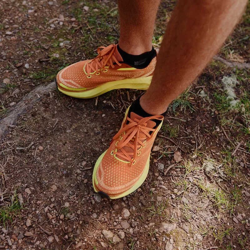 Trailrunning-Schuhe Merrell Morphlite - Melone/Hi-Viz