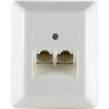 Steckdose ShiverPeaks BS74240-4, weiß, einpolige elektrische Wandsteckdose