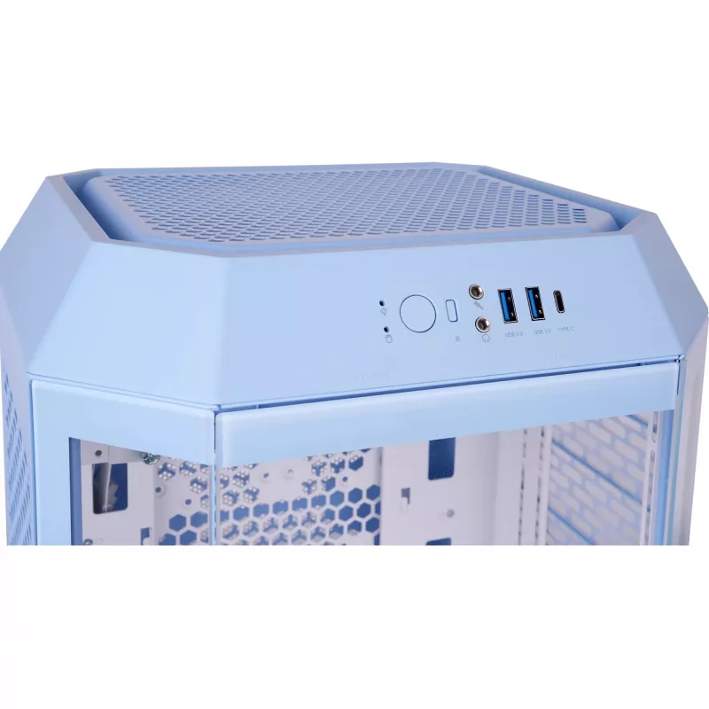 PC-Gehäuse Thermaltake The Tower 250 Hydrangea Blue Mini Tower