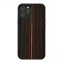 Handyhülle man and wood für iPhone 12 / 12 Pro — Ebenholz Schwarz