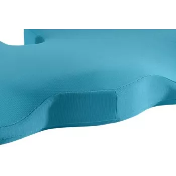 Leitz Ergo Cosy Sitzkissen, Sitzkissen, Universal, Blau, Keilförmig, Monochromatisch, Reißverschluss