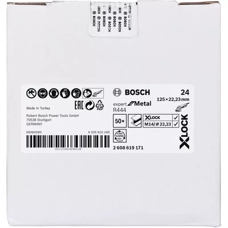 Bosch 2 608 619 171 Rotationswerkzeug Schleif-/Schleifzubehör Stahl Schleifscheibe