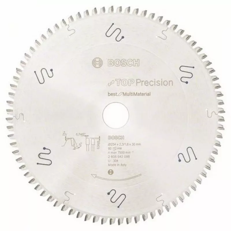 Bosch 2 608 642 098 Kreissägeblatt 25.4 cm 1 Stk.