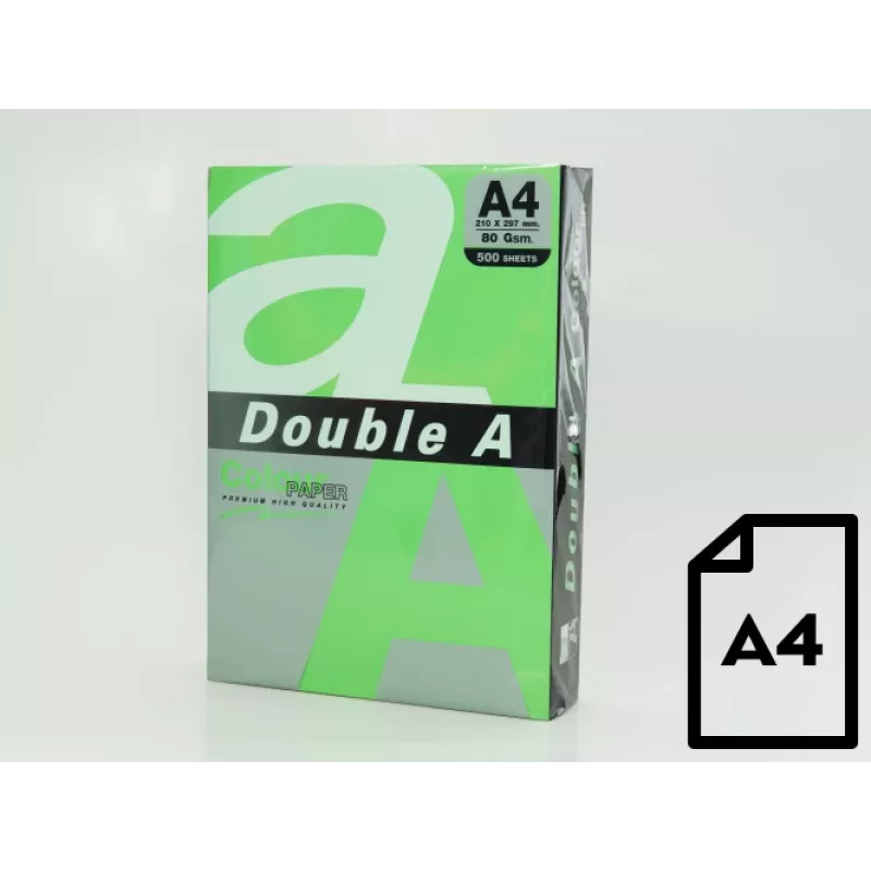 Farbpapier Double A, 80g, A4, 500 Blatt, Parrot