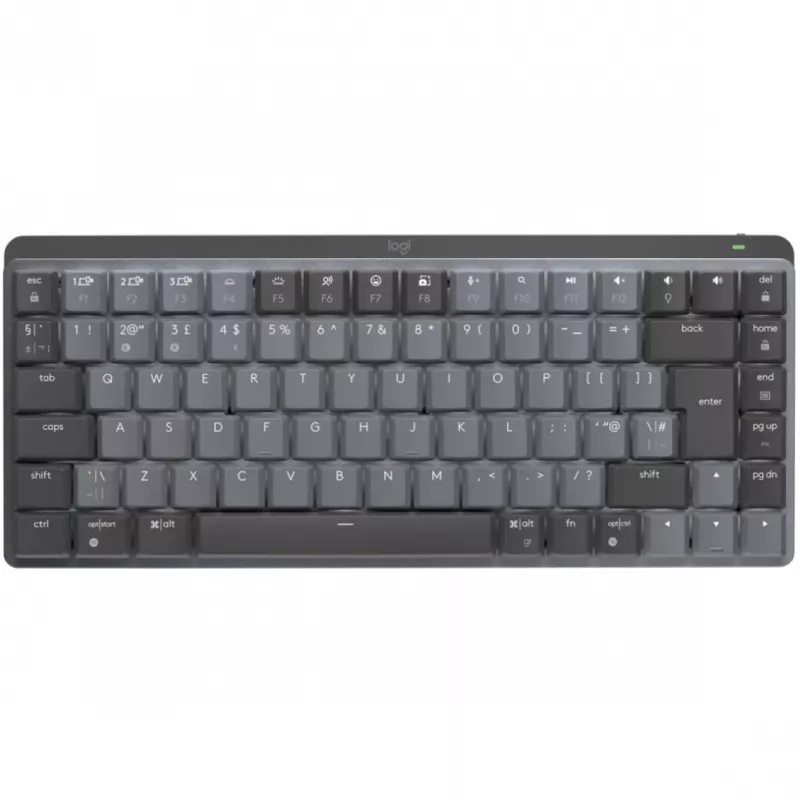 Logitech MX Mechanical Mini Wireless Illuminated Keyboard - Graphite - UK - EMEA (920-010779)