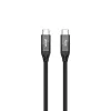 USB-C-Kabel Unitek C14100ABK01-2M – 2 m, 100 W Power Delivery, 40 Gbit/s Daten