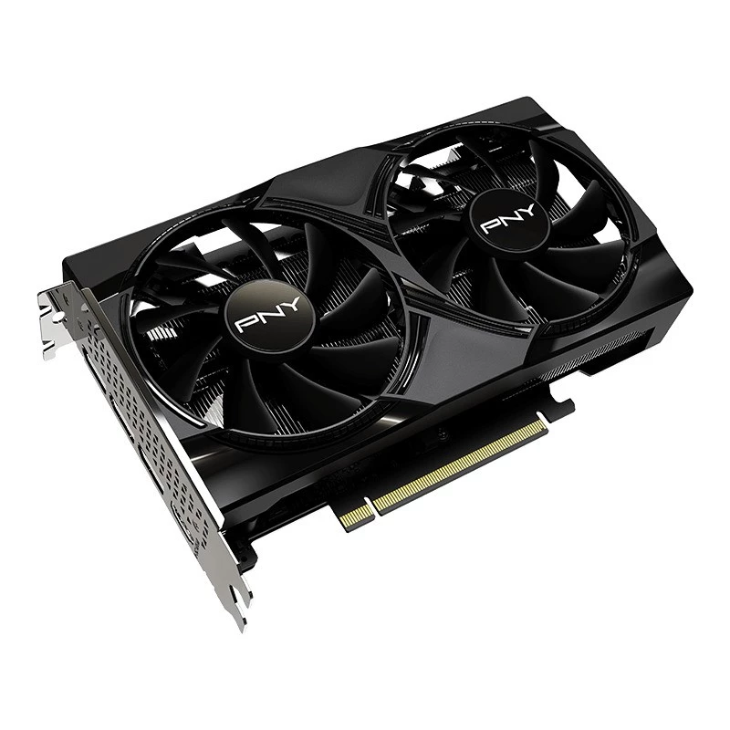 Grafikkarte PNY GeForce RTX 5050 – 8 GB GDDR6, 2317 MHz, 128-Bit, PCIe x8 5.0, Dual-Fan-Kühlung