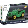 Cobi Konstruktionsspielzeug Jeep Willys CJ-2A Grün Modell 24517 – Bausteinset