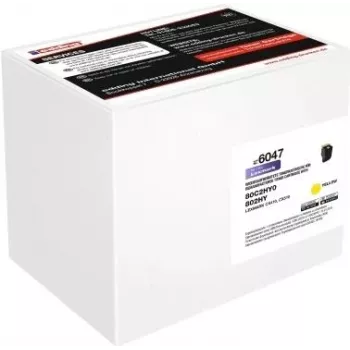 EDD-6047 gelber Toner ersetzt Lexmark 80C2HY0 - Kompatibel - Tonereinheit