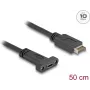 DeLOCK USB-Kabel USB Typ-E Key A 20 Pin Stecker auf USB Typ-C Buchse 50 cm