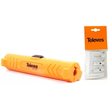 Koaxialkabel Televes 2162 Orange 75 Ω — Serie 2162, einzelnes TV-/Antennenkabel