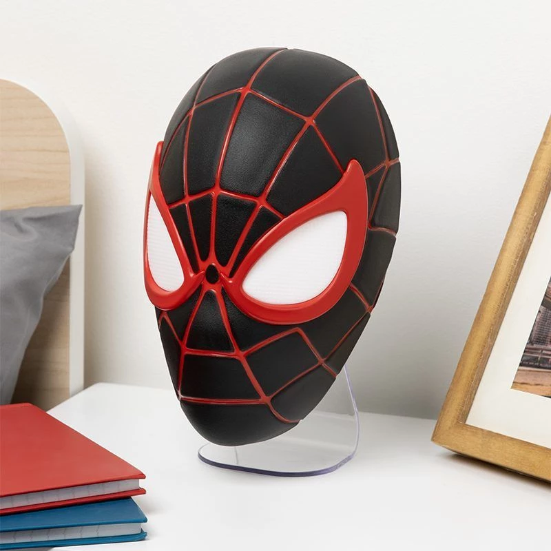 Tischlampe Paladone Mask Light PP14323SPMVN Spiderman Miles Morales – charakterförmiges Nachtlicht