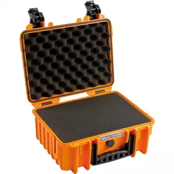 Werkzeug-Aufbewahrungskoffer B&W Cases 3000/O/SI Orange Polypropylen staub- und wasserfest