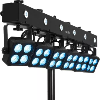 Beleuchtungsset EUROLITE KLS-180/6 — 6 LED-Scheinwerfer, kompaktes Design